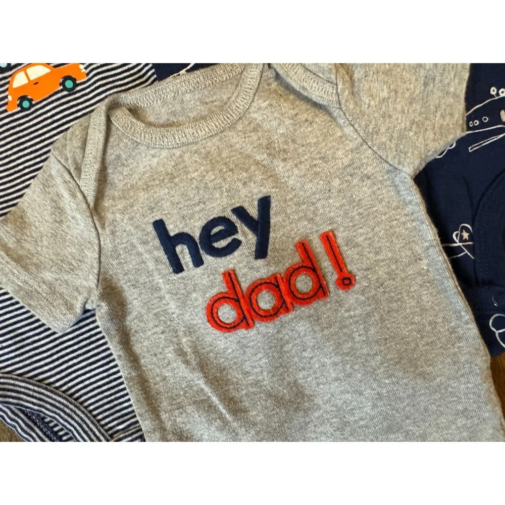 Carters Baby Boy 3 Months‎ Summer Clothes Lot Tees Shirts Bodysuits Rompers Dad